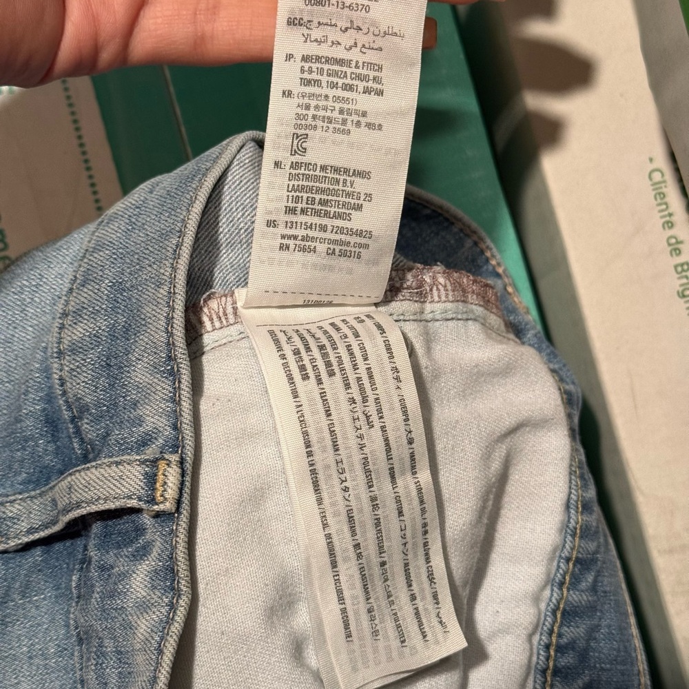 Abercrombie & Fitch Light Blue Denim Jeans